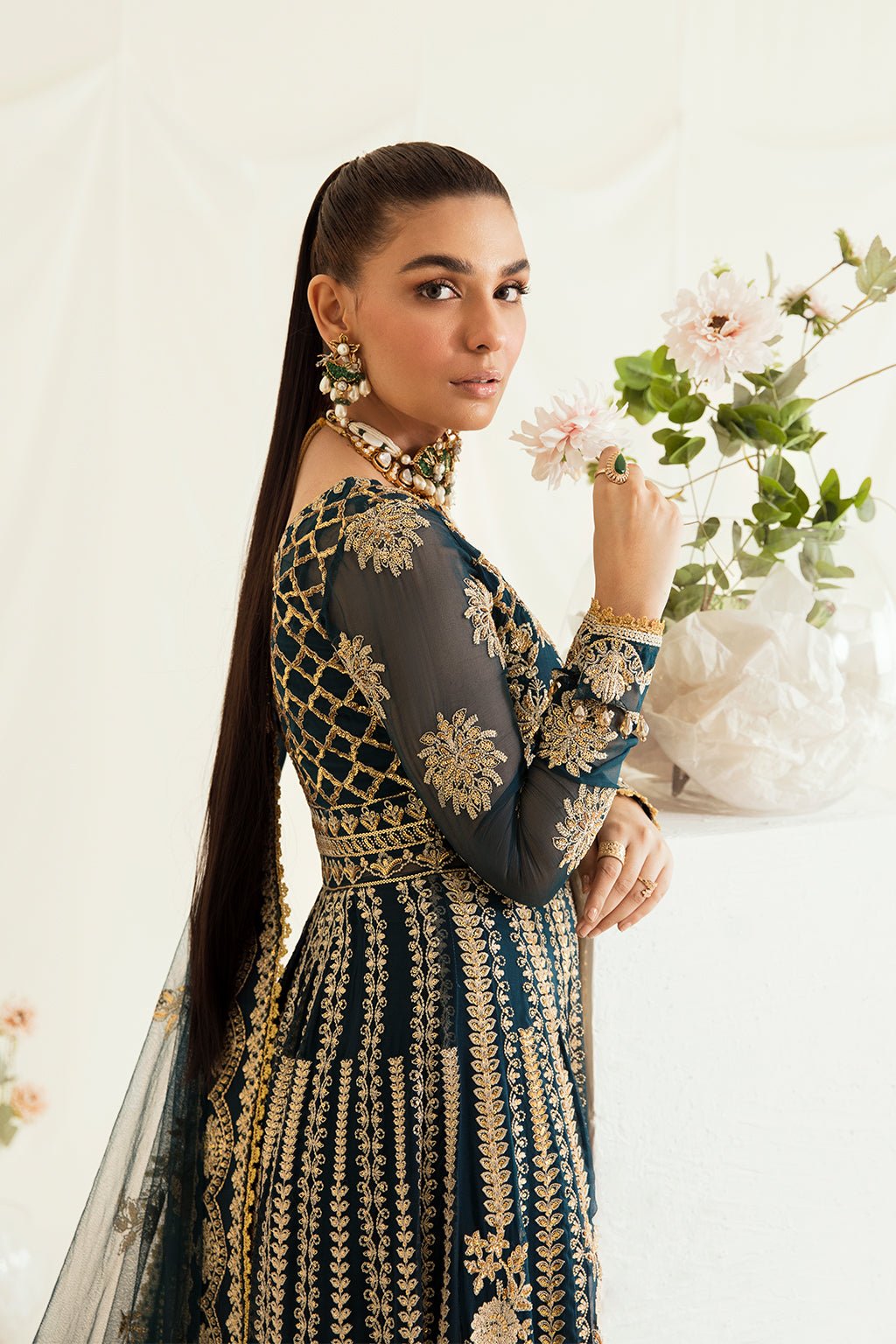Ayzel Fleur De Lis Luxury Formal Collection – Fleurette SHAHZADI LAWN