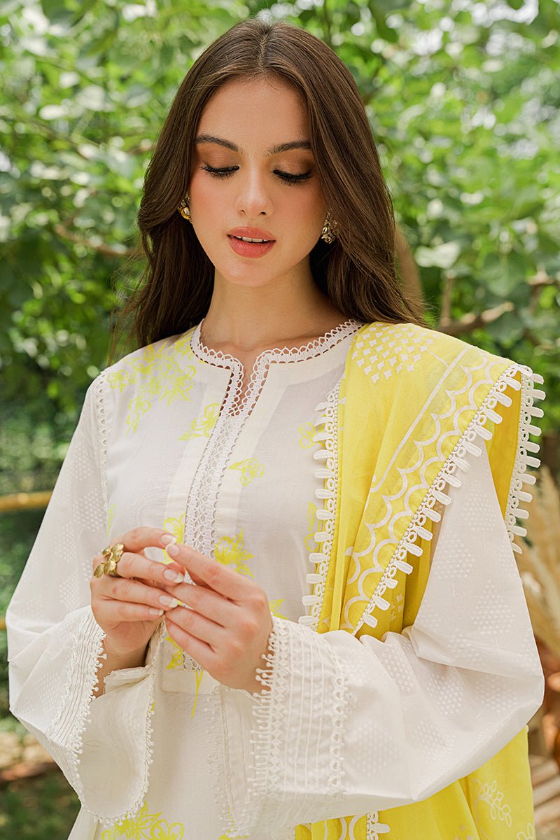 Cross Stitch Seher Premium Cambric Collection – Summer Sky SHAHZADI LAWN