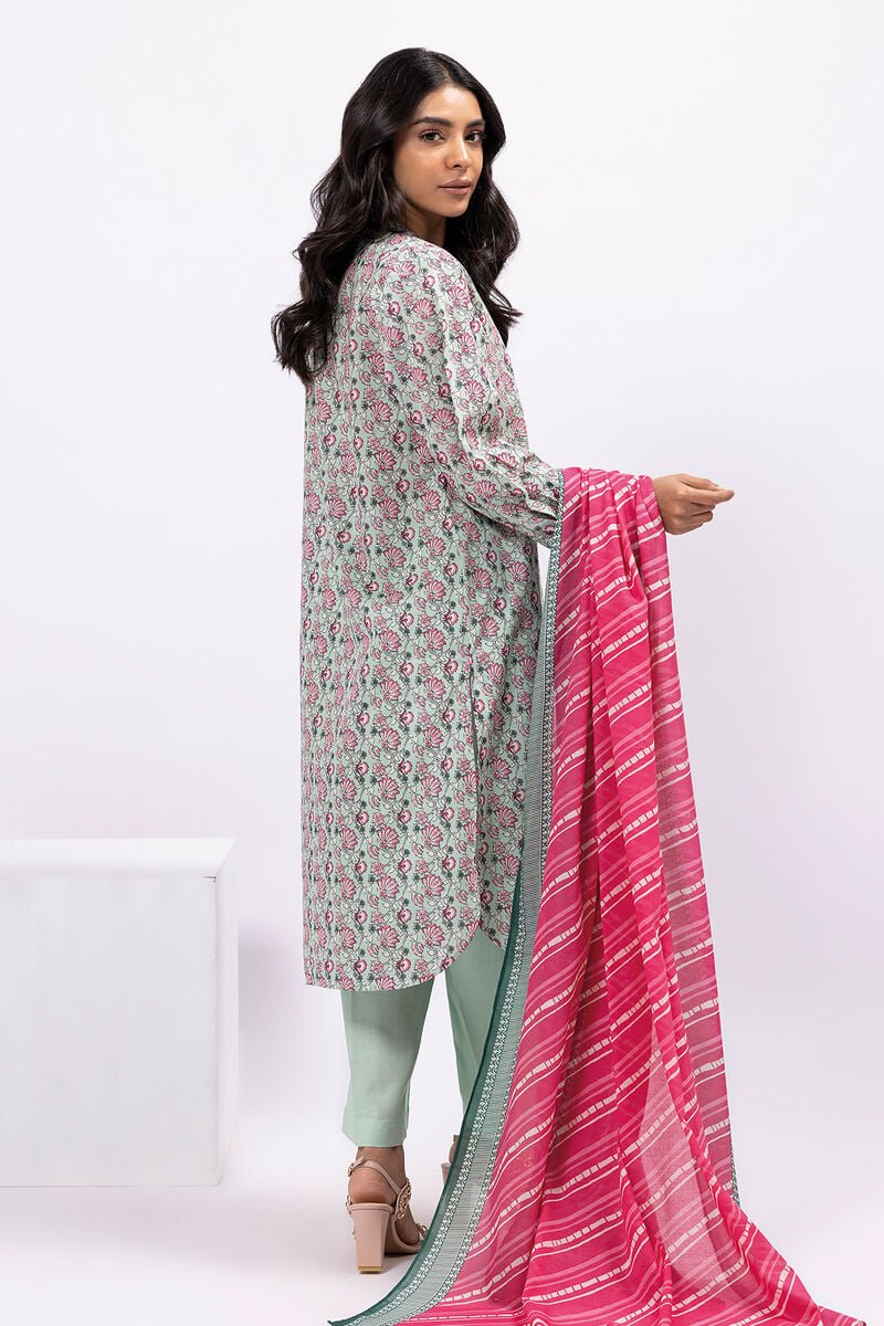 Khaadi Fabrics 3 Piece Suit Printed Lawn | Top Bottoms Dupatta | ALA230604 SHAHZADI LAWN