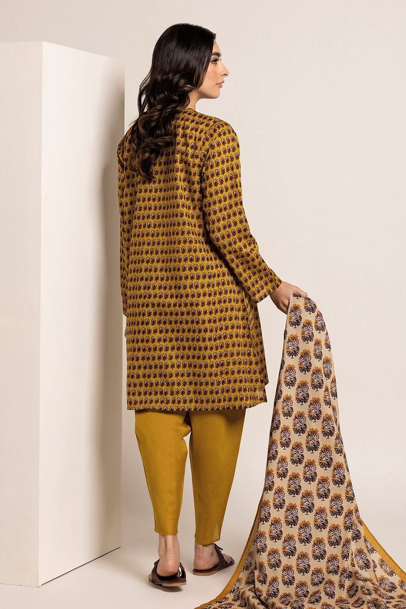 Khaadi Fabrics 3 Piece Suit Printed Lawn | Top Bottoms Dupatta ALA230715 SHAHZADI LAWN