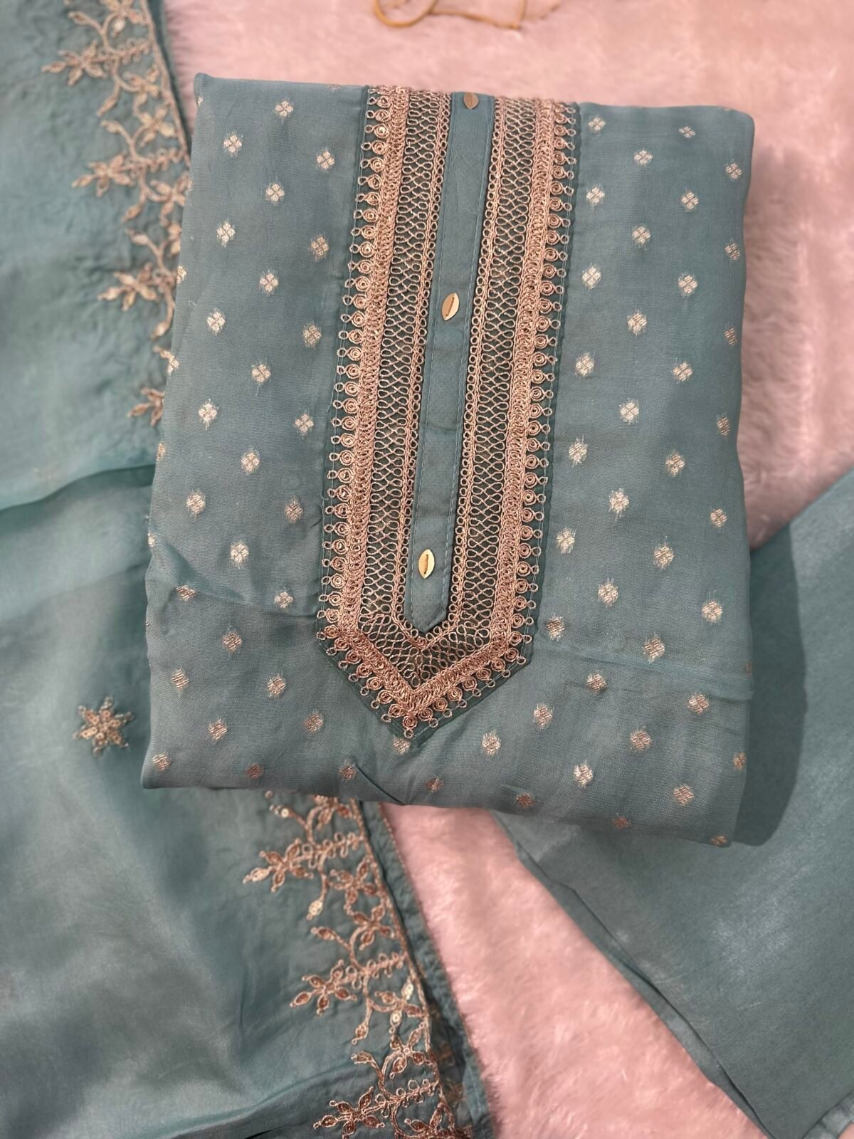 Indian Party Wear Material Unstiched SHAHZADI LAWN