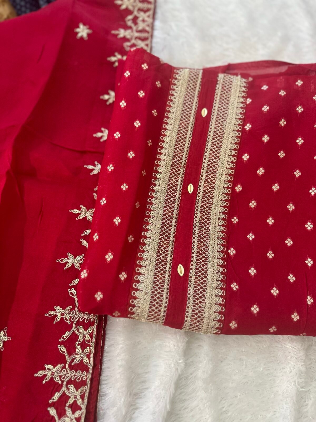 Indian Party Wear Material Unstiched SHAHZADI LAWN