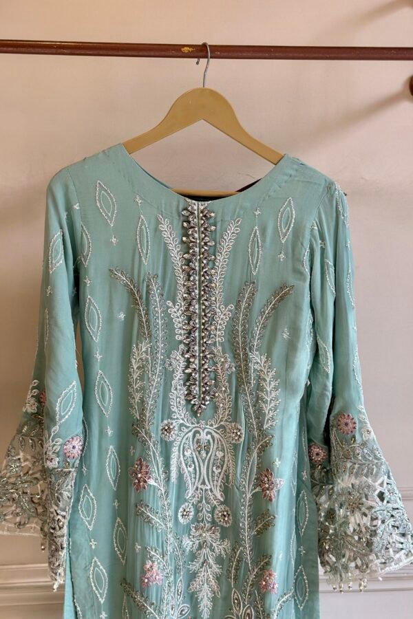 Maria B Pakistani Heavy Party Wear Set Of 3 Pcs