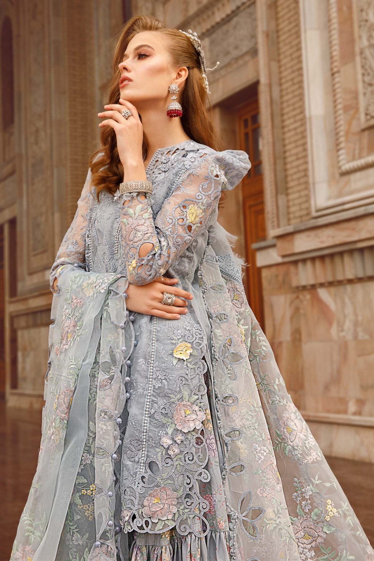 MARIA.B Luxury Lawn Collection – D-2304-B SHAHZADI LAWN