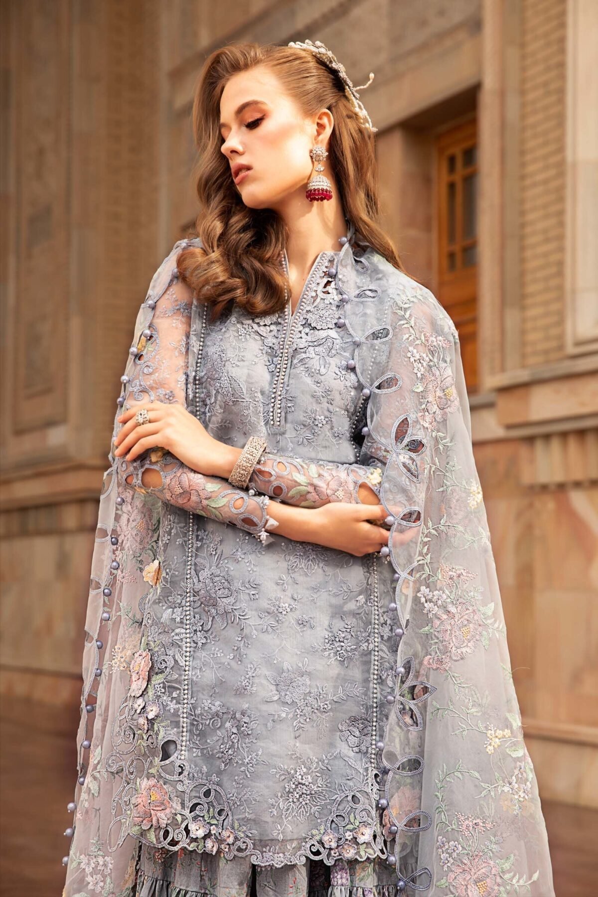 MARIA.B Luxury Lawn Collection – D-2304-B SHAHZADI LAWN