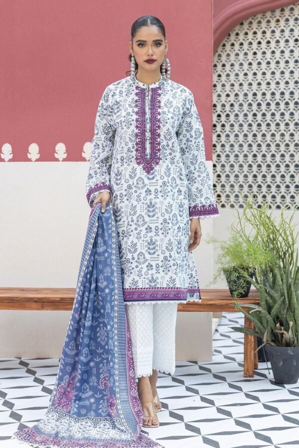 Khaadi Lawn | Embroidered Fabrics 3 Piece