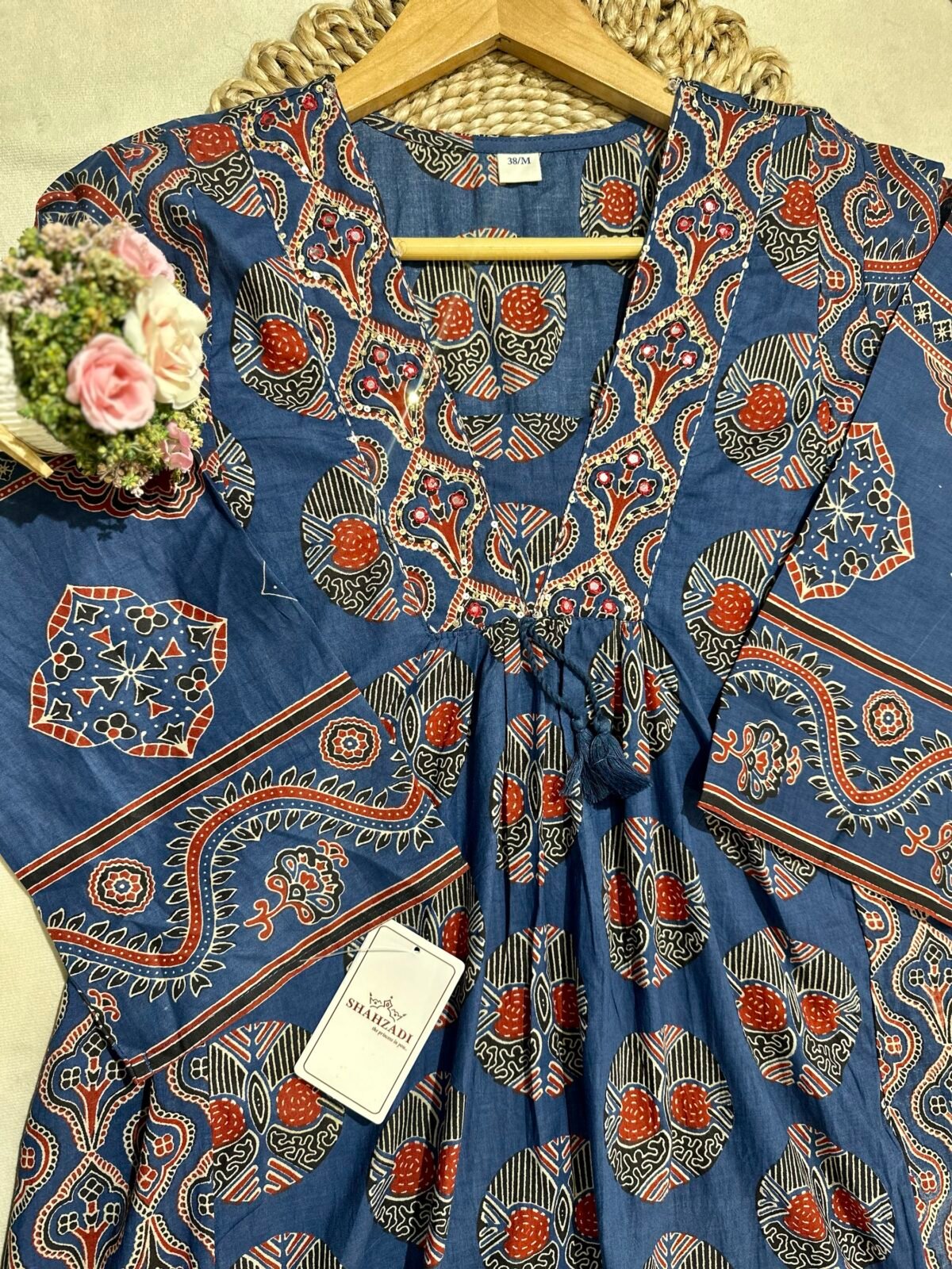 Indian Casual Wear Ajrakh Print