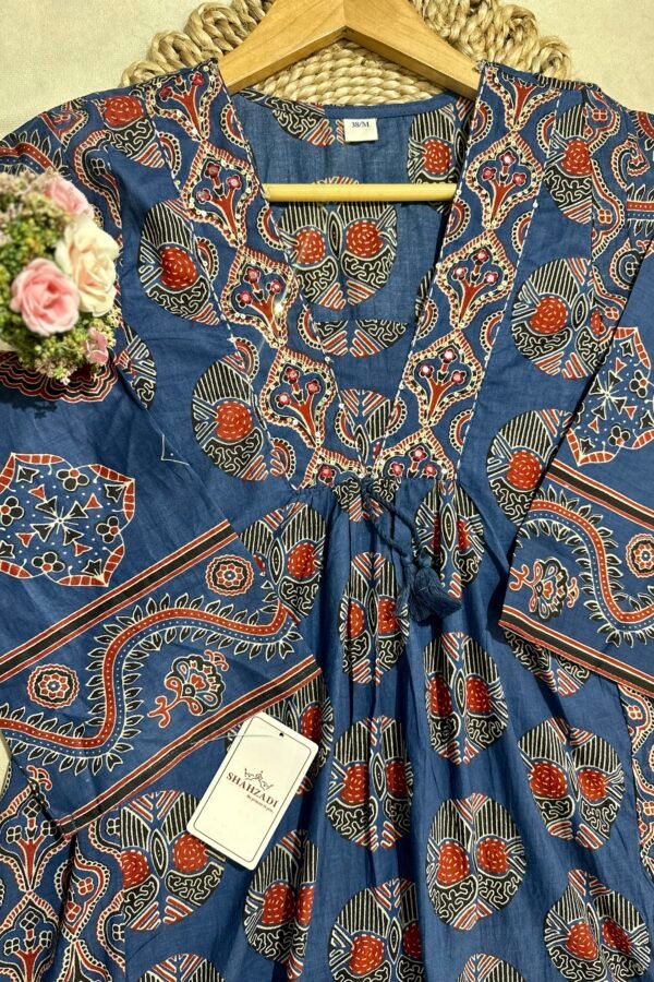 Indian Casual Wear Ajrakh Print