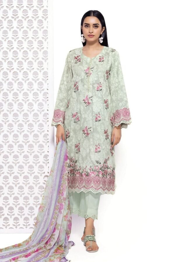 Khaadi Lawn | Unstitched Material 3 Piece