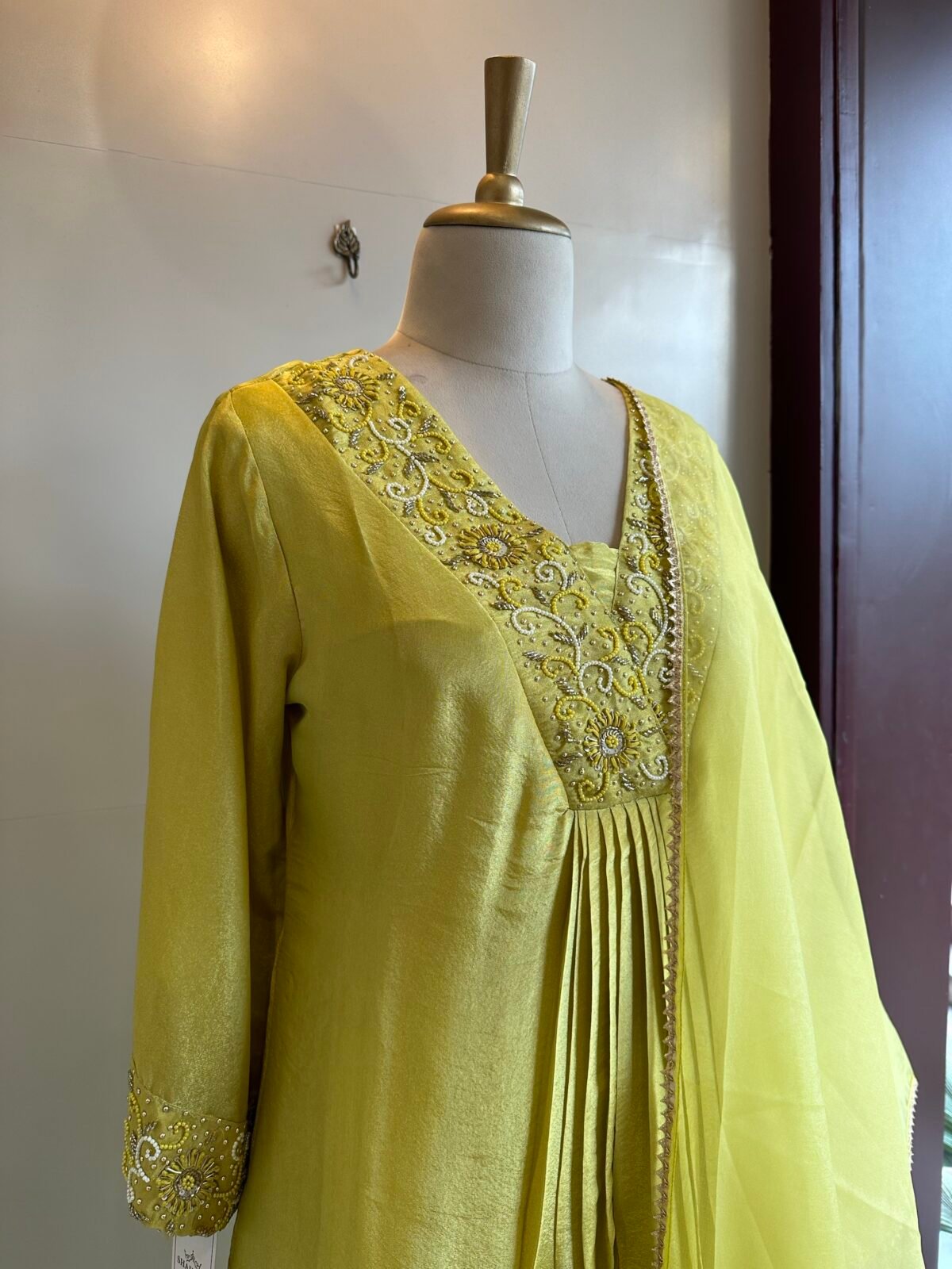 Yellow Indian Party Wear