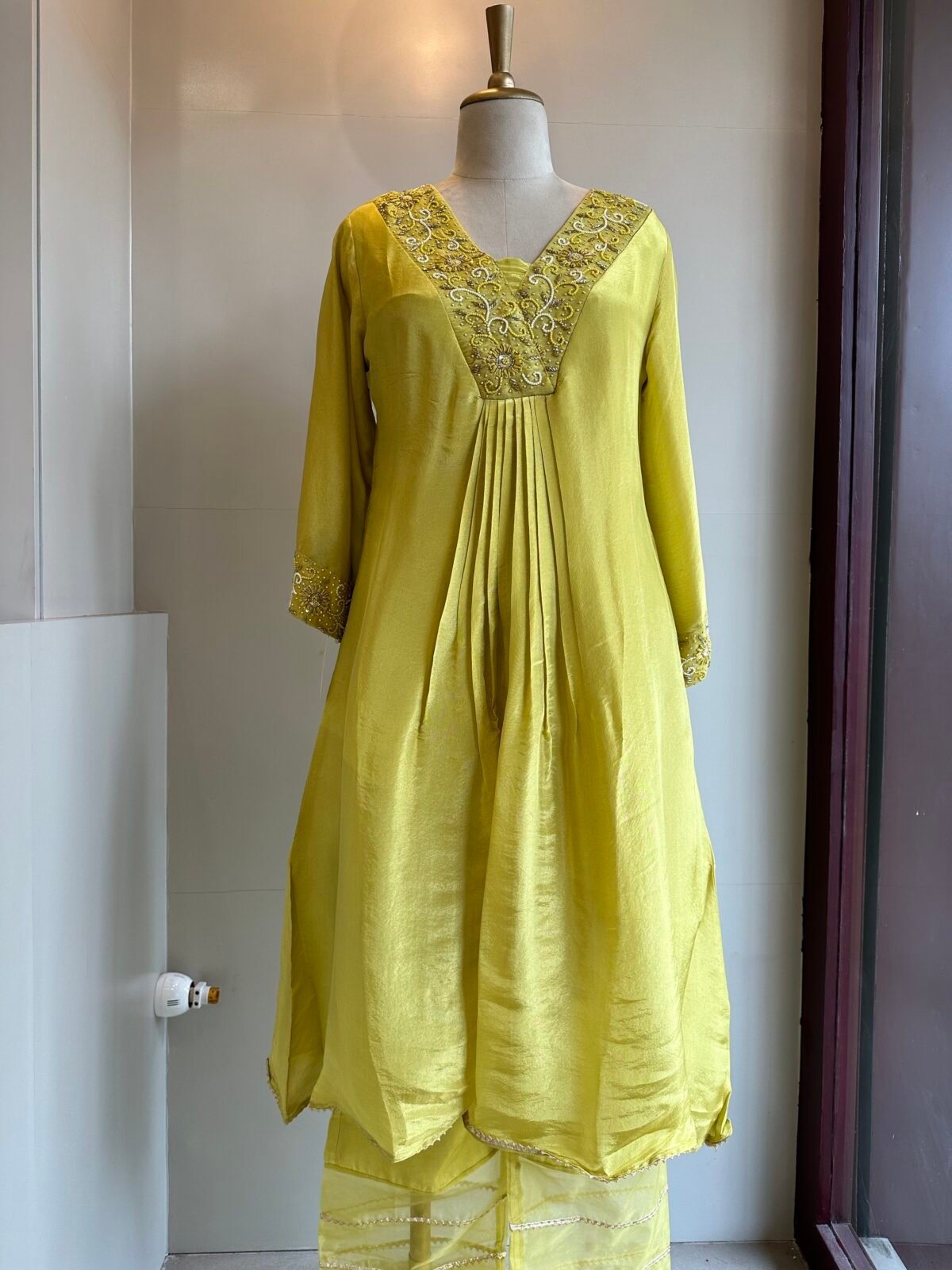 Yellow Indian Party Wear SHAHZADI LAWN