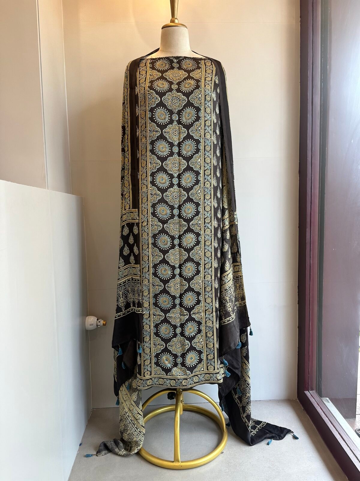 Ajrakh 2piece material