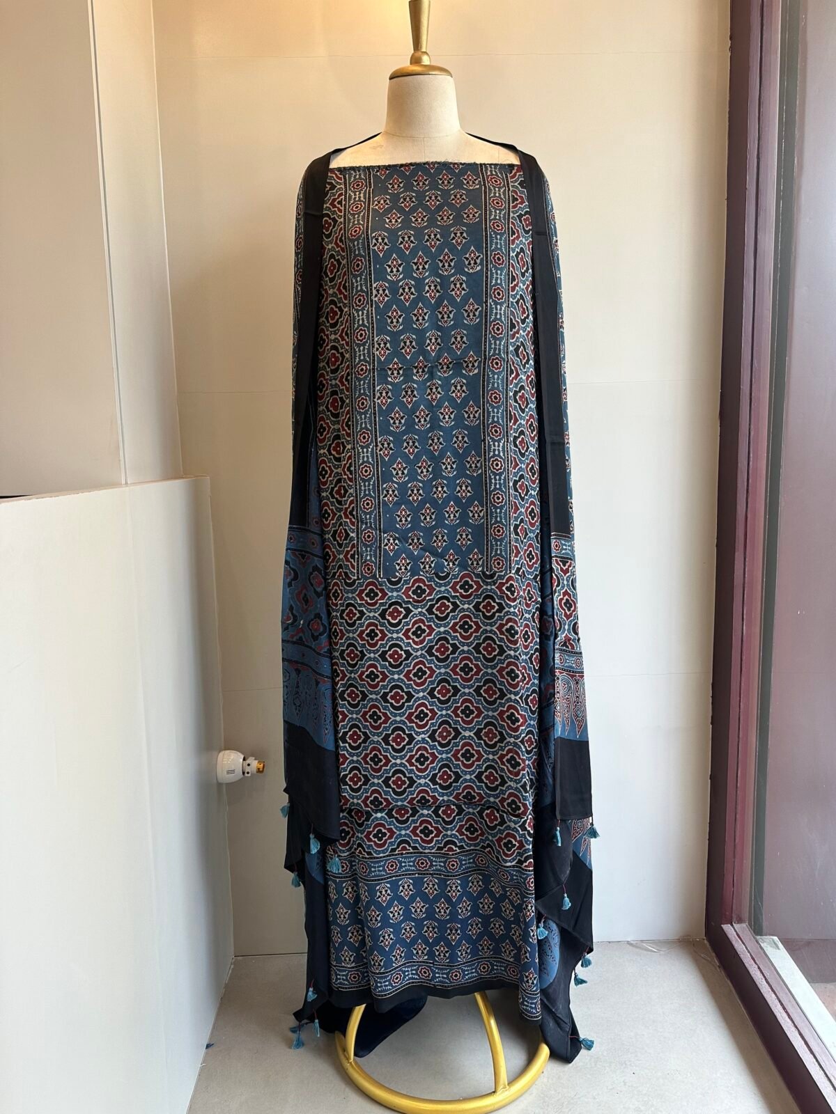 Ajrakh 2pc material