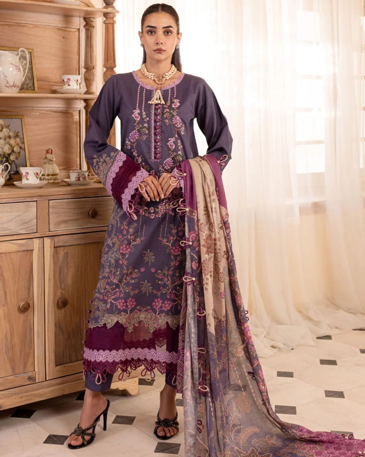 Jade Embroidered Urbane Lawn Collection