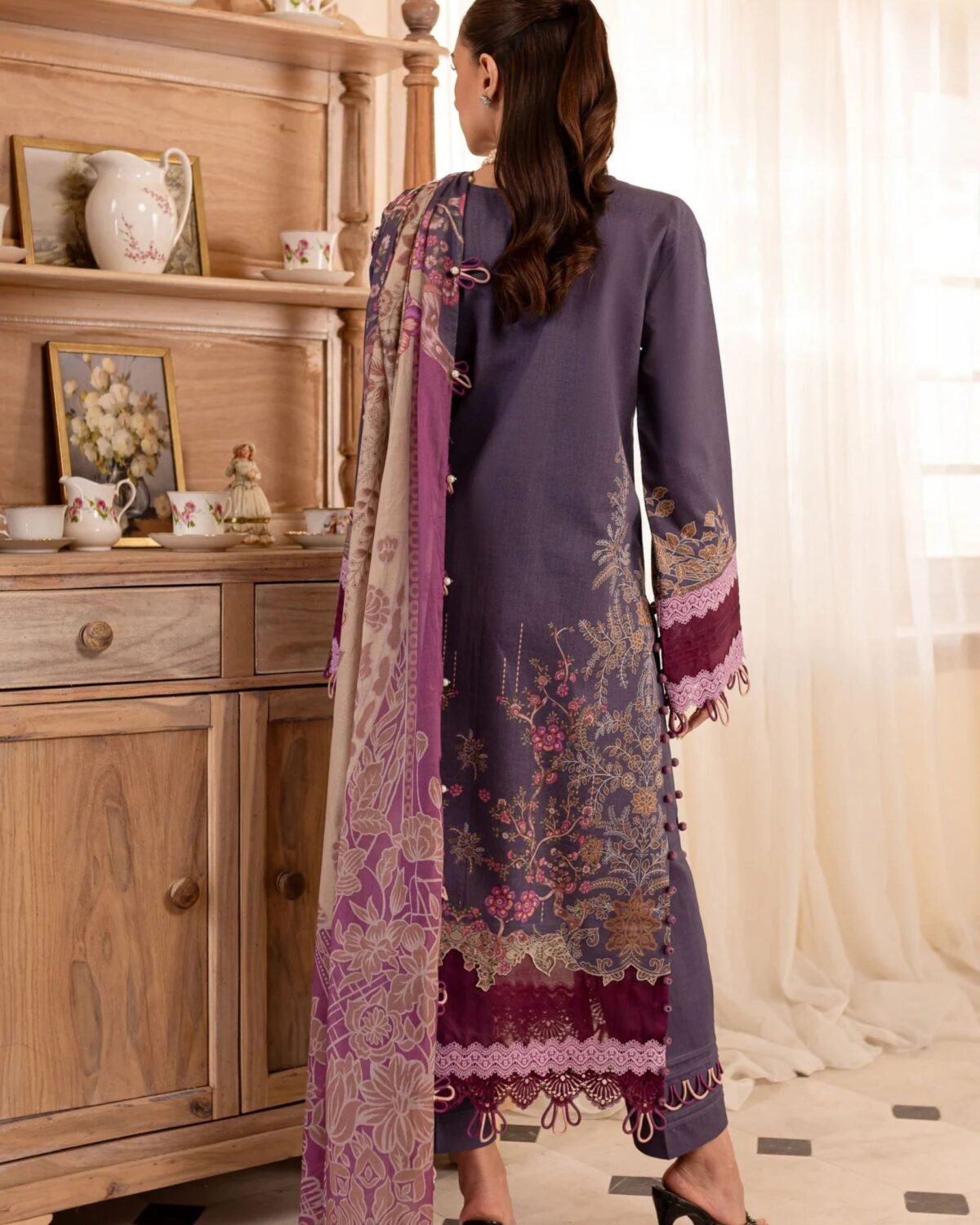 Jade Embroidered Urbane Lawn Collection SHAHZADI LAWN