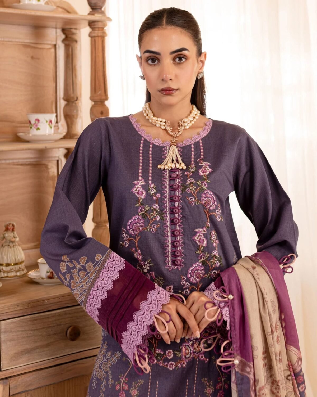 Jade Embroidered Urbane Lawn Collection SHAHZADI LAWN