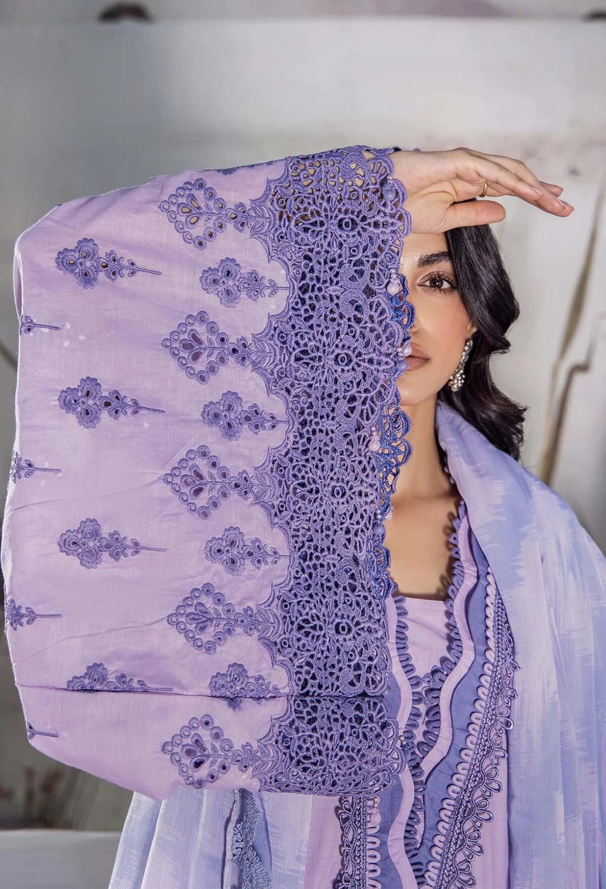 LASSERKARI BY ADAN'S LIBAS | LUXURY CHIKANKARI SHAHZADI LAWN