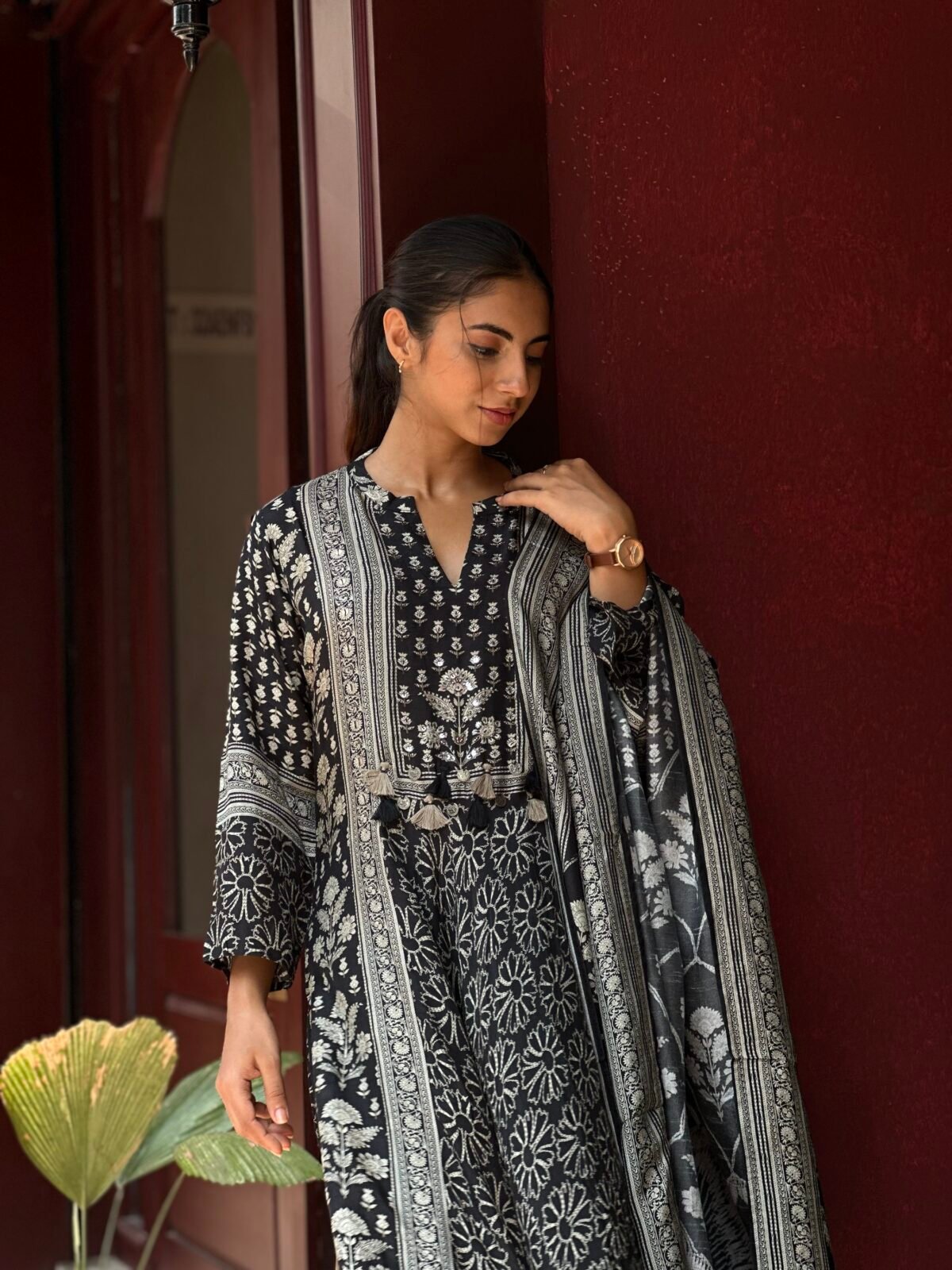Chanderi Silk Indian Semi Party Wear SHAHZADI LAWN