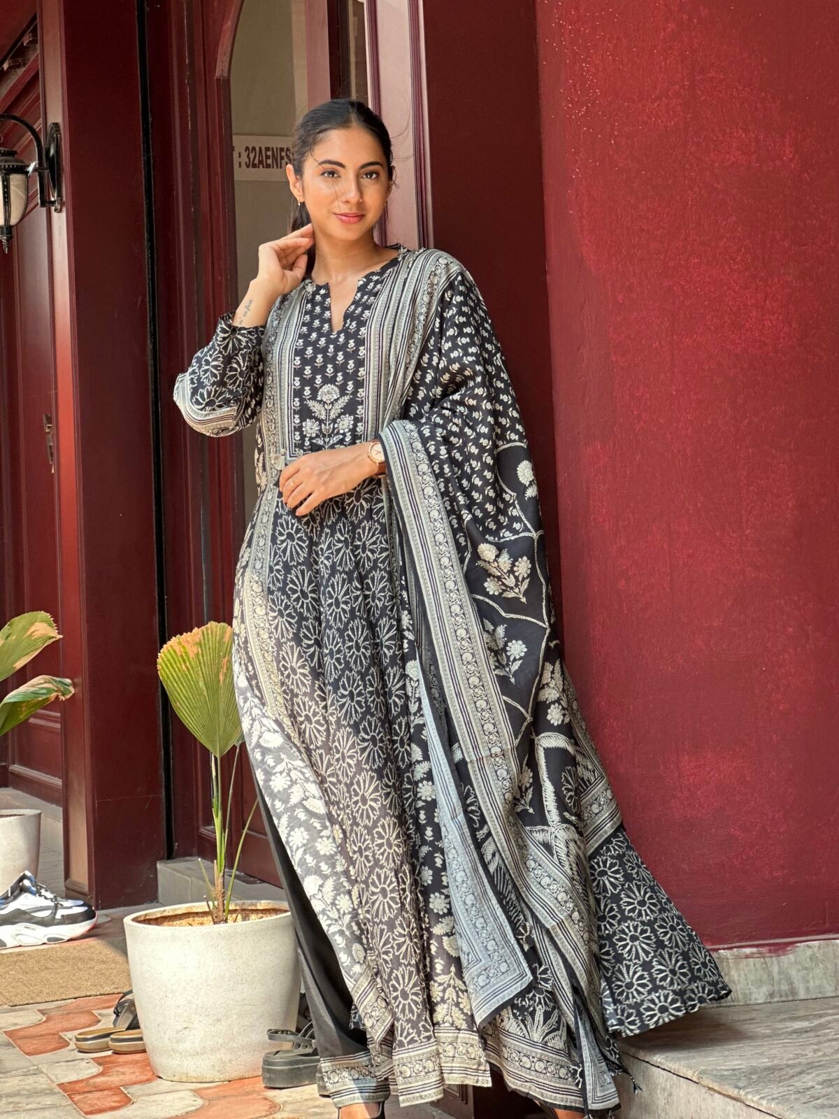 Chanderi Silk Indian Semi Party Wear SHAHZADI LAWN