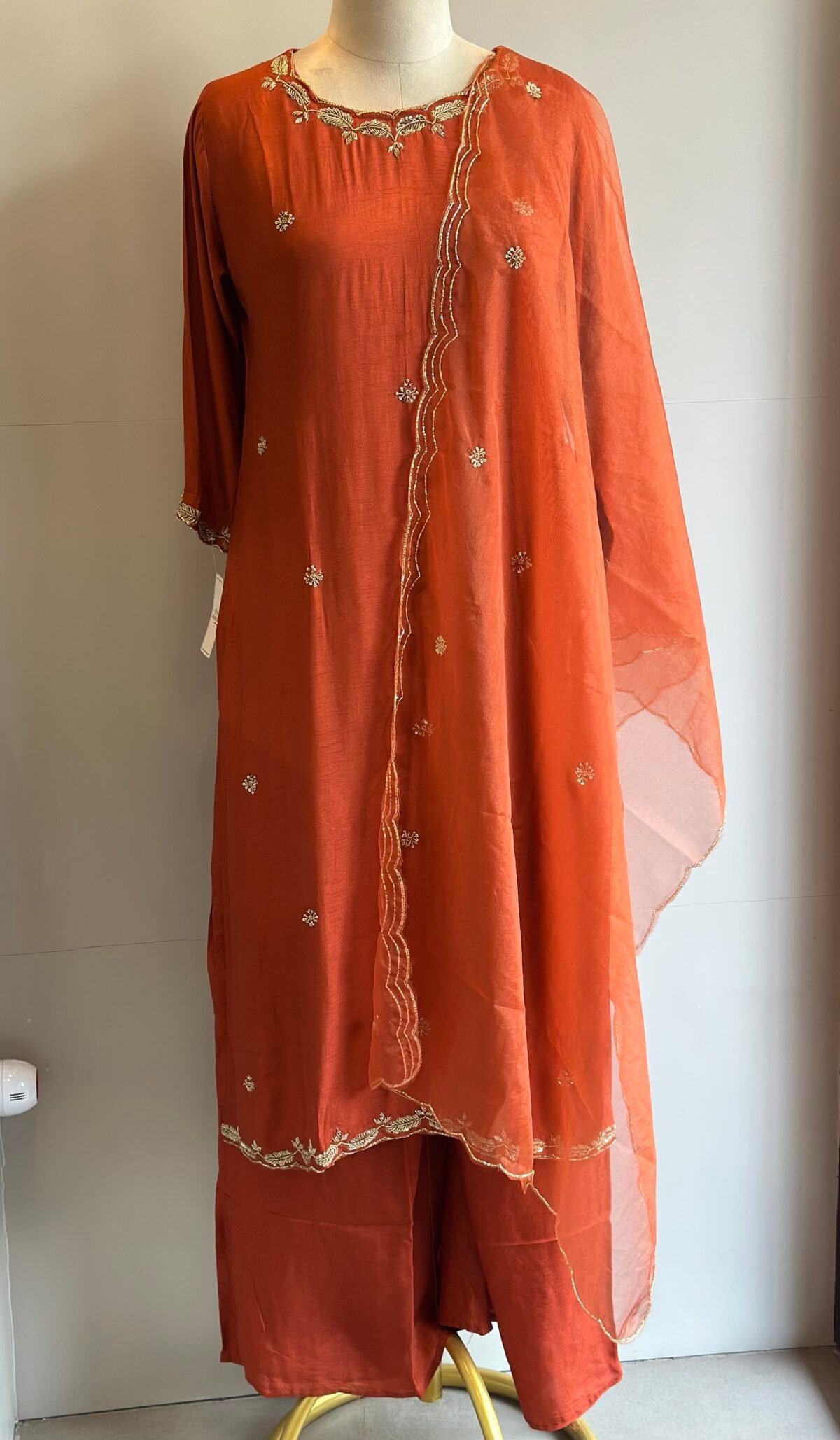MUL CHANDERI INDIAN PARTY WEAR