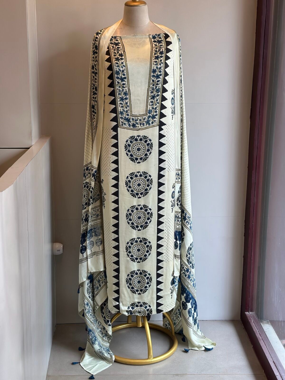 Ajrakh Modal Silk 2Pc Unstitched