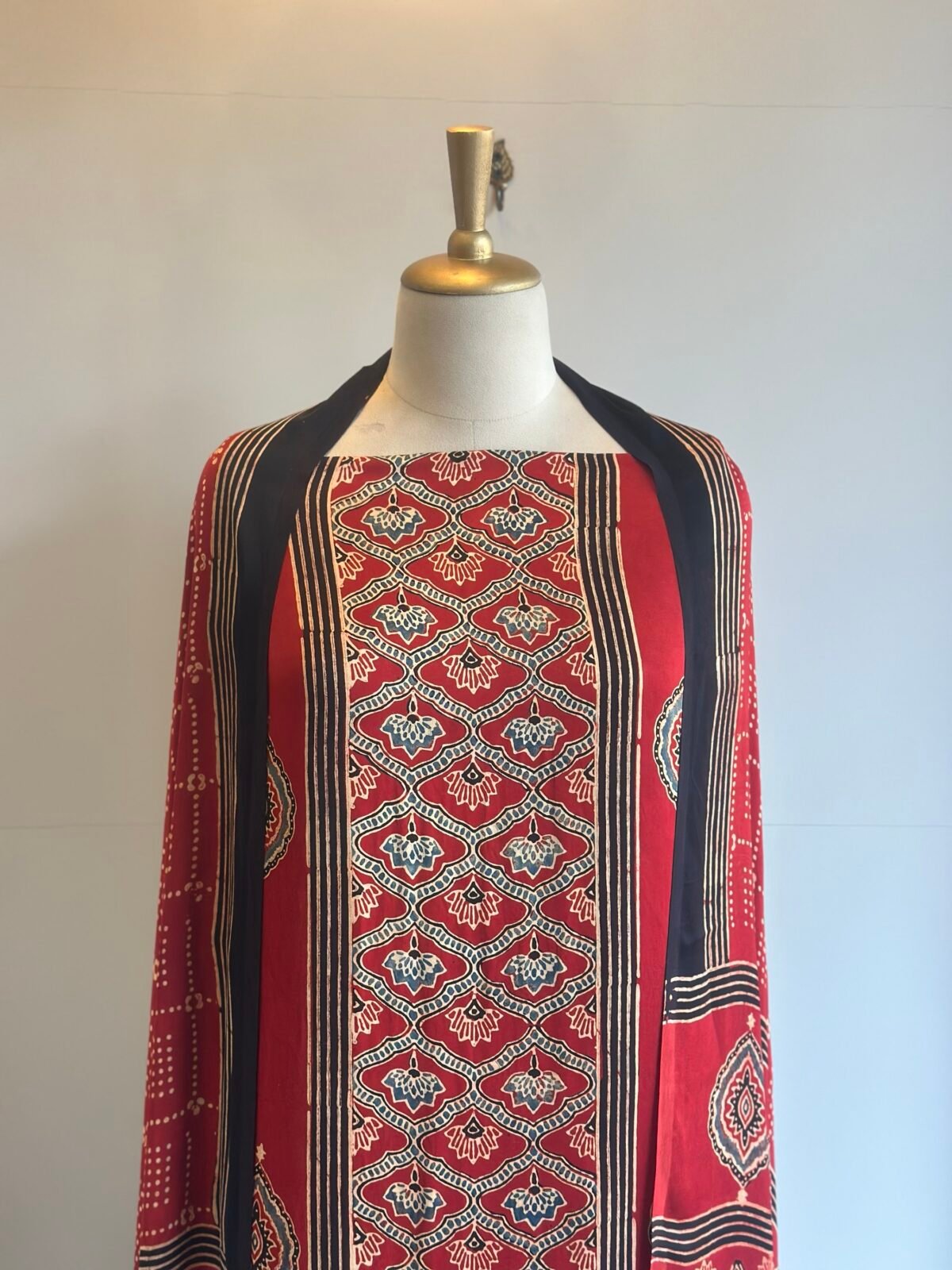 Ajrakh Modal Silk 2pc Unstitched SHAHZADI LAWN