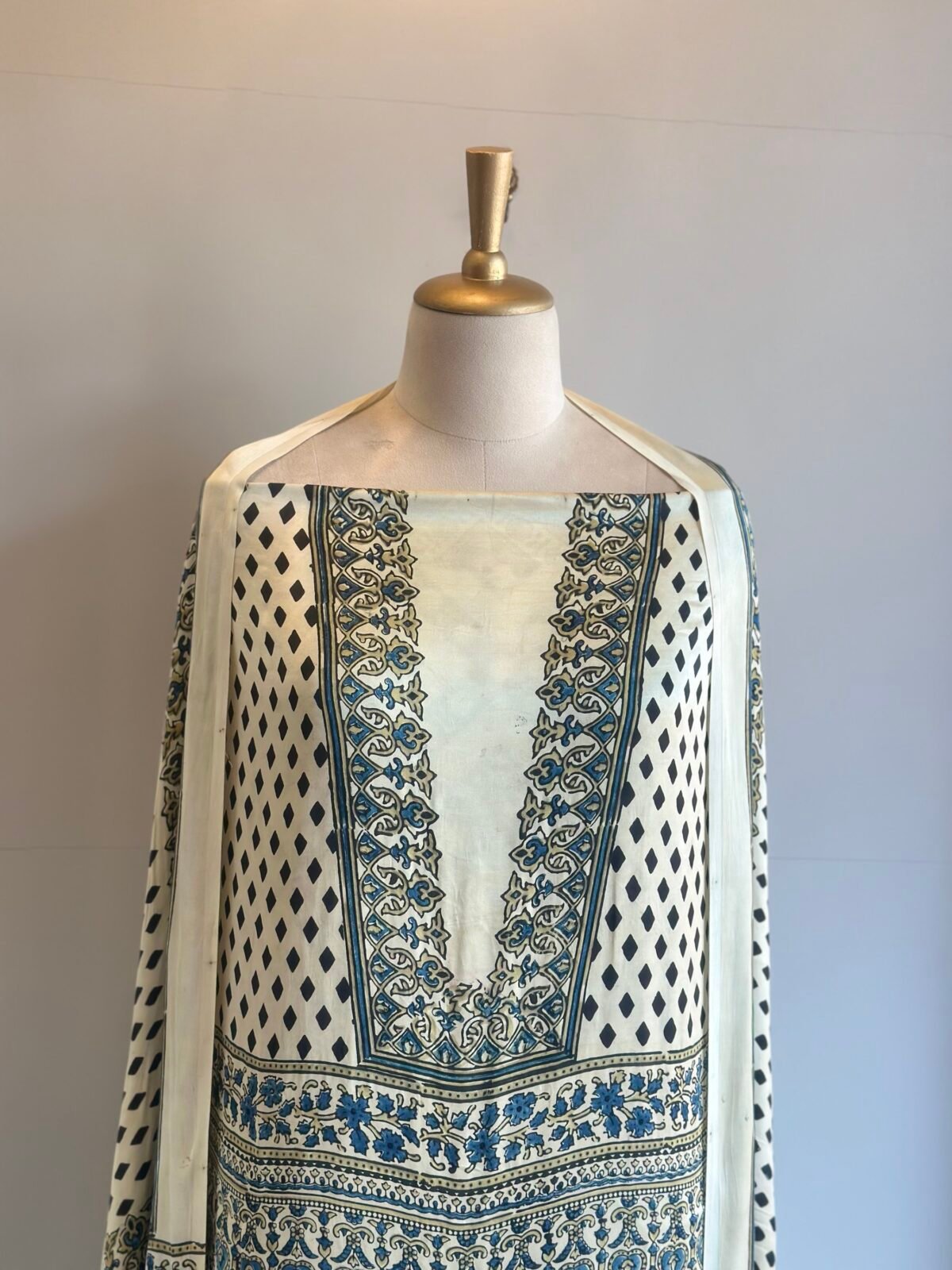 Ajrakh Modal Silk 2pc Unstitched SHAHZADI LAWN