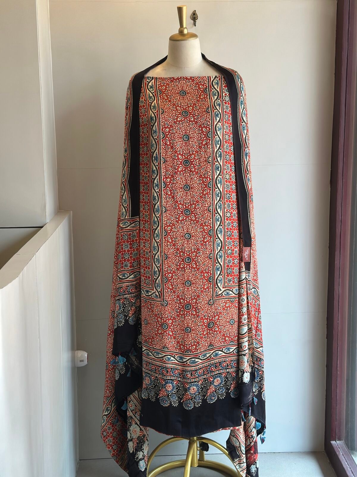 Ajrakh Modal Silk 2pc Unstitched