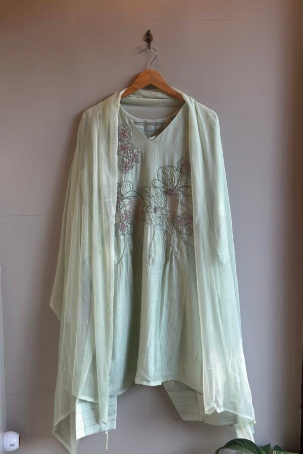 Chanderi Indian party Wear