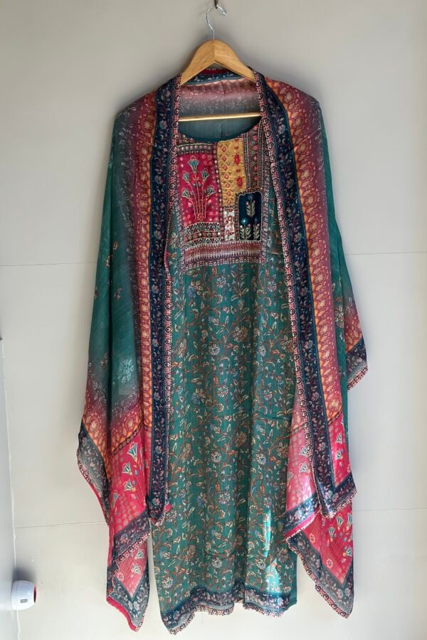 Semi Chinnon indian party wear