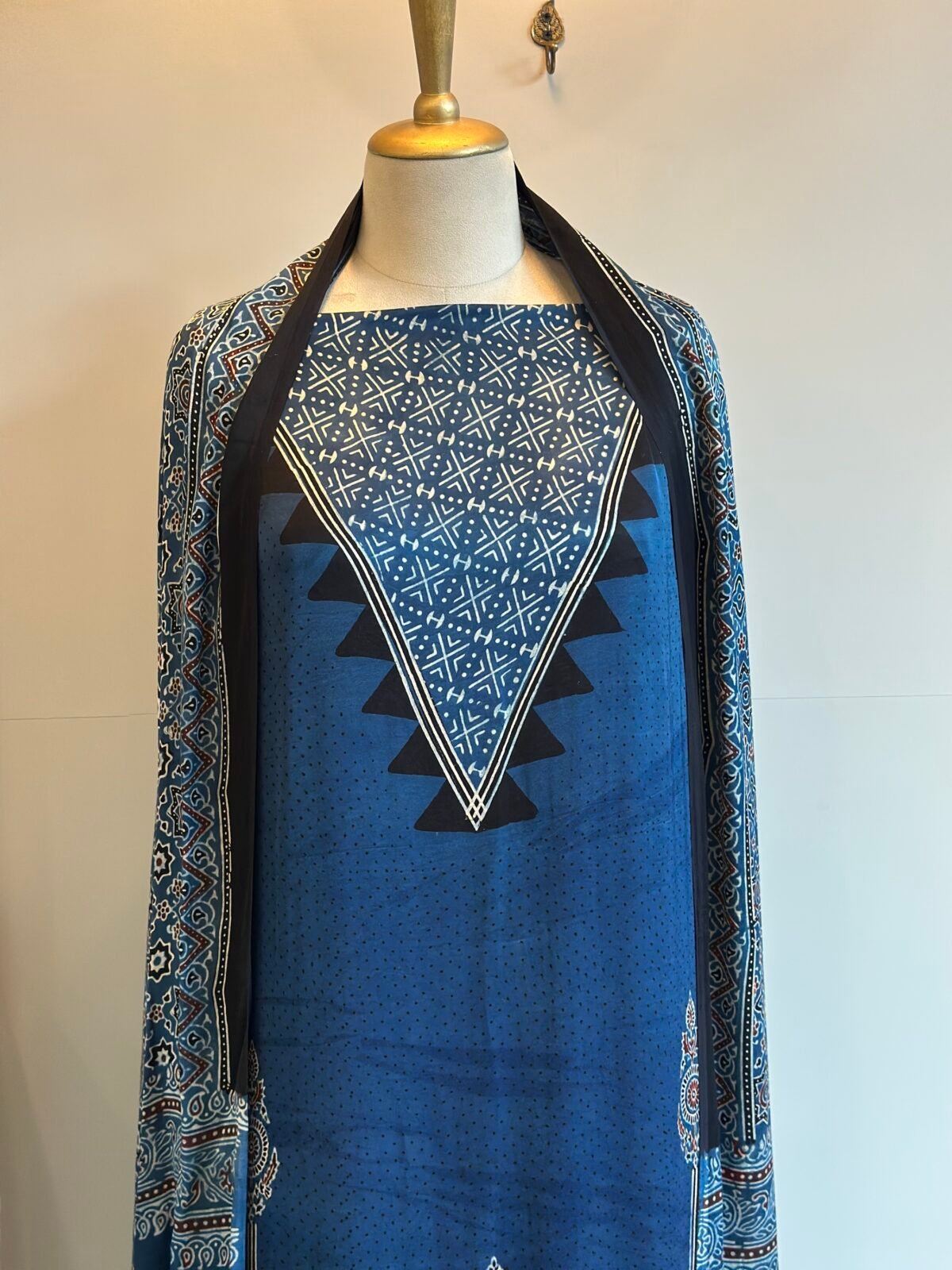 AJRAKH MODAL SILK SHAHZADI LAWN