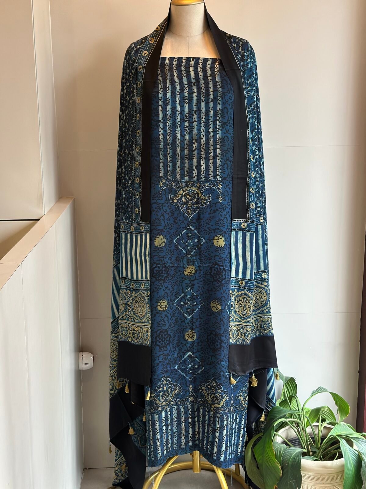 Ajrakh Silk Modal Silk