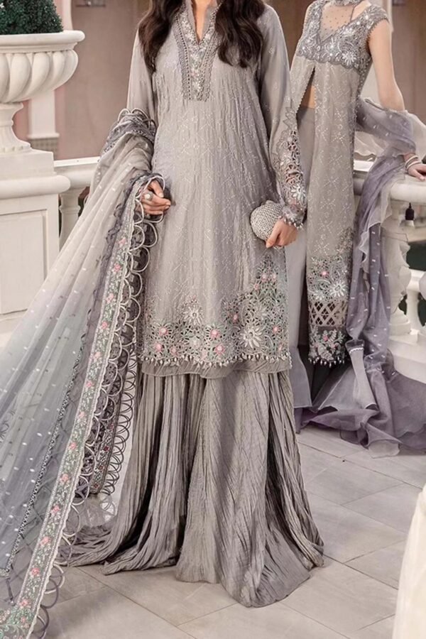 Maria B Sateen Unstitched 3 Piece Fall Collection