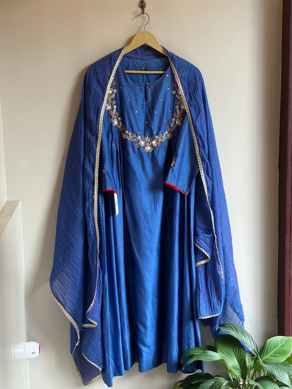 MUL CHANDERI INDIAN PARTY WEAR 3PC