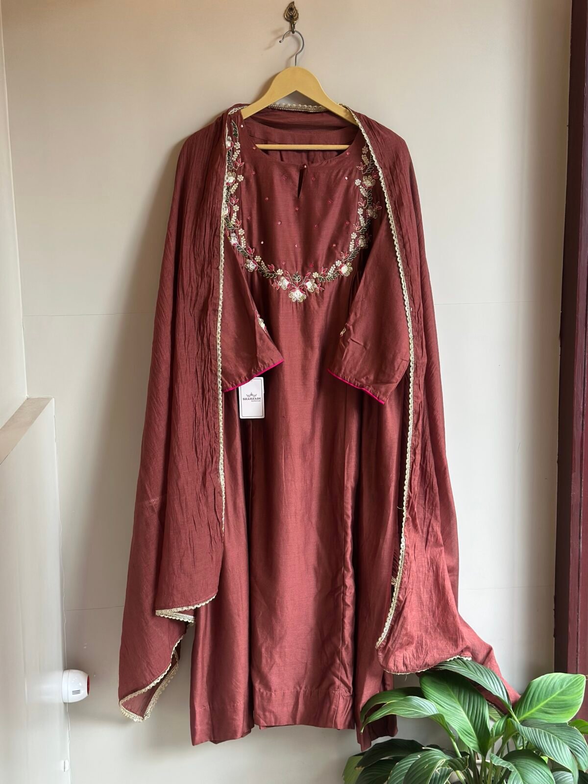 MUL CHANDERI INDIAN PARTY WEAR 3PC
