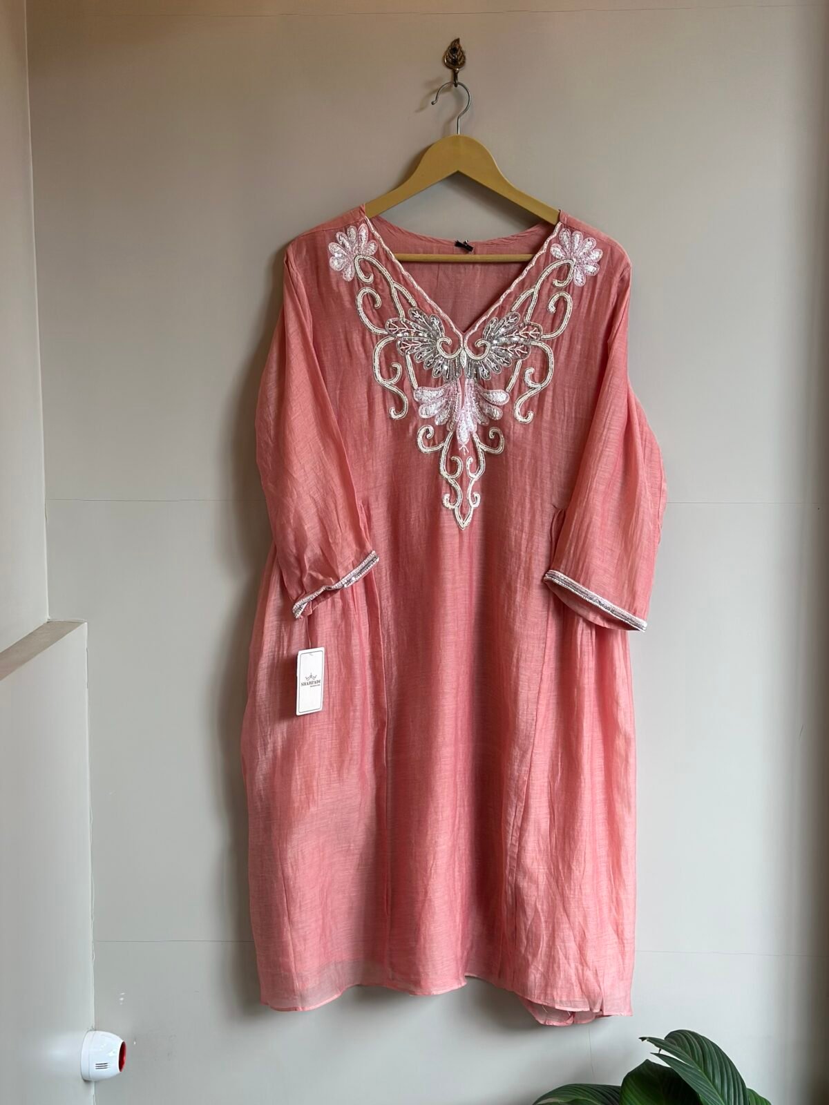 Mul Chanderi Indian Semi Partywear 2Pc