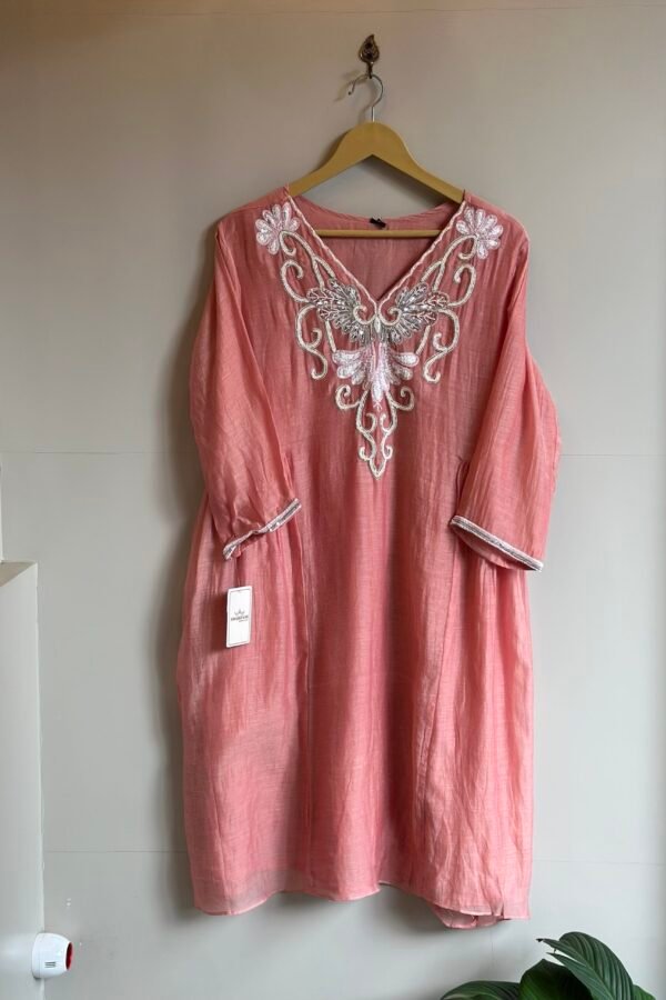 Mul Chanderi Indian Semi Partywear 2Pc