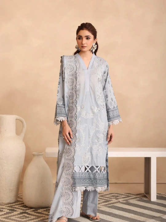 Johra Manara Embroidered Printed Lawn