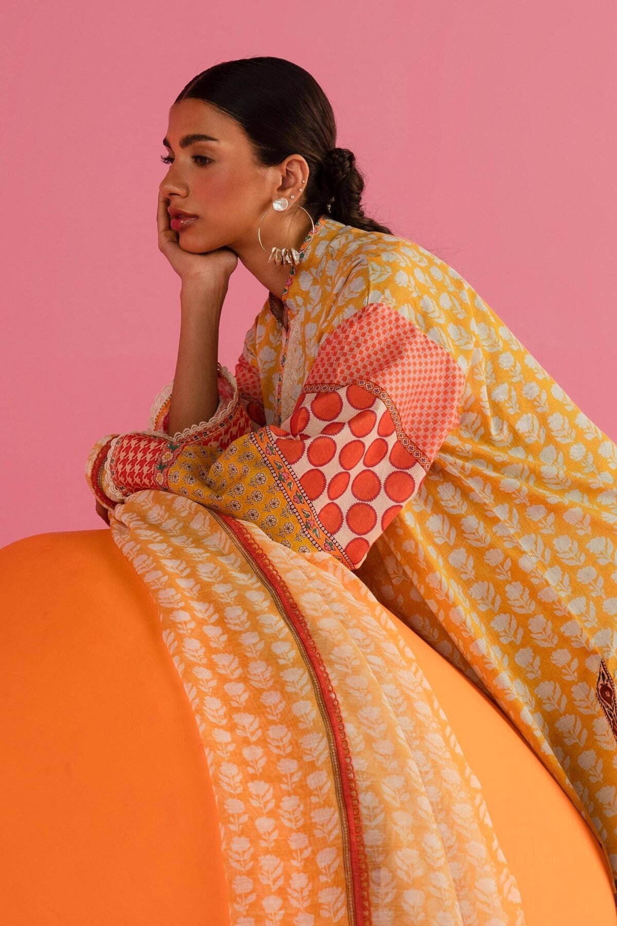 Sana Safinaz Unstitched Cord-Set Mahay Summer Vol-II 19A SHAHZADI LAWN