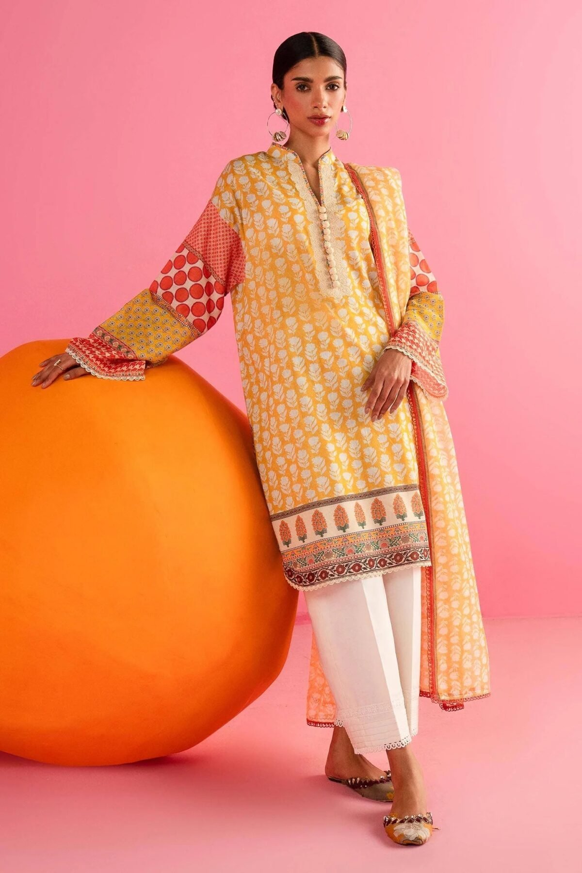 Sana Safinaz Unstitched Cord-Set Mahay Summer Vol-II 19A