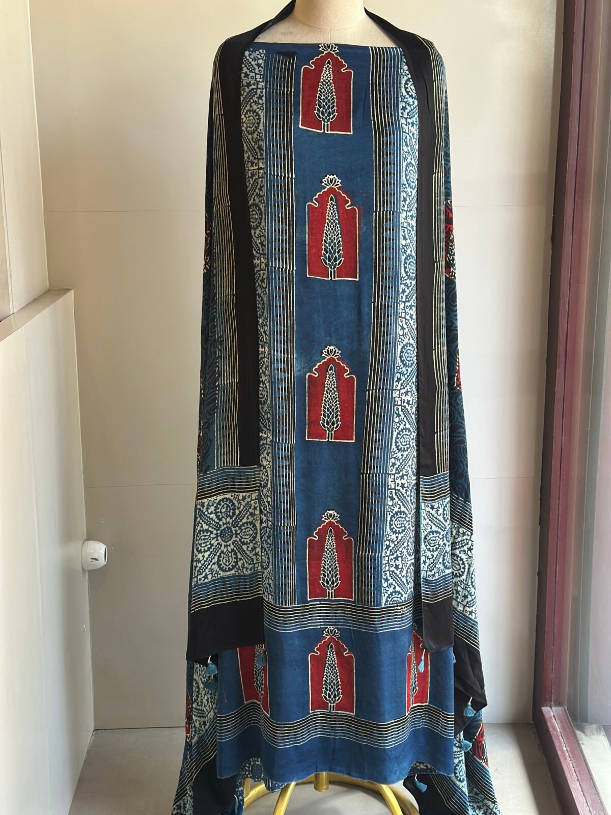 Ajrakh Modal Silk 2pc Unstitched