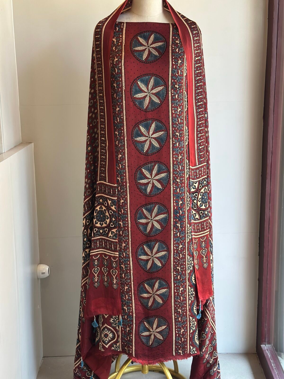 Ajrakh Modal Silk 2pc Unstitched