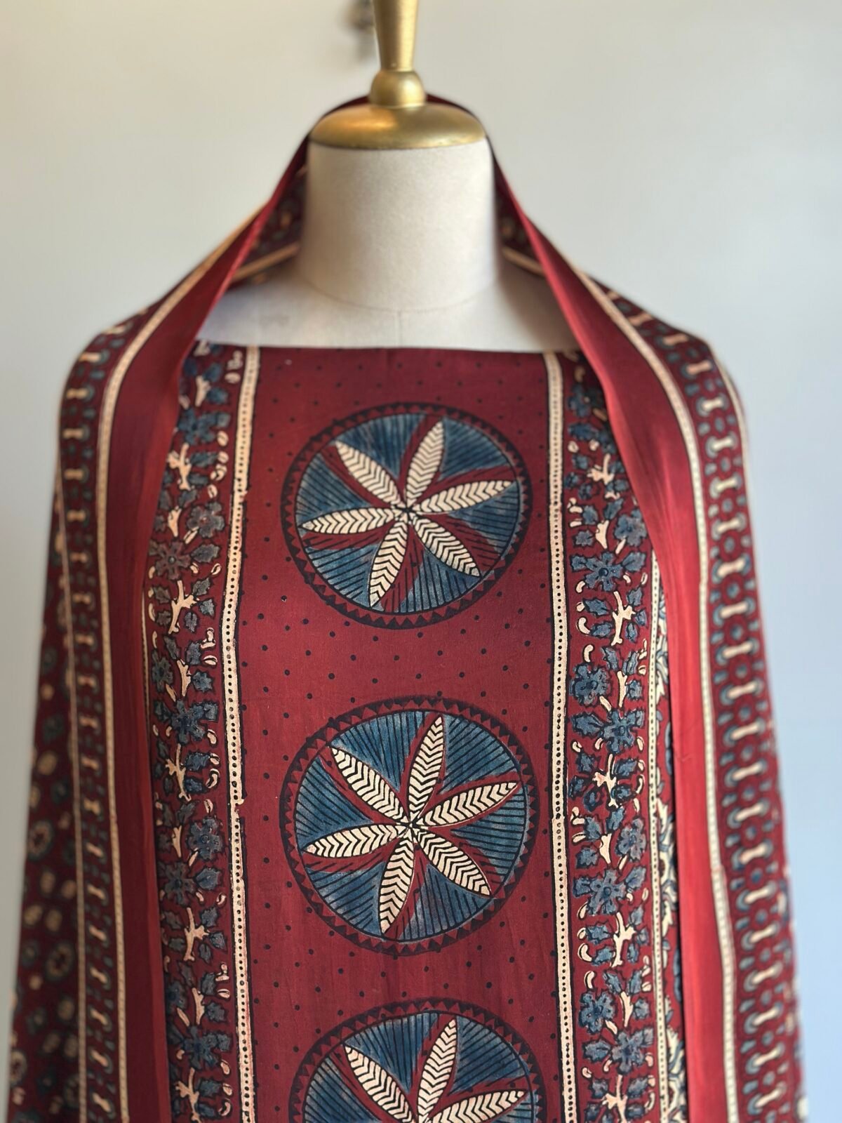 Ajrakh Modal Silk 2pc Unstitched SHAHZADI LAWN