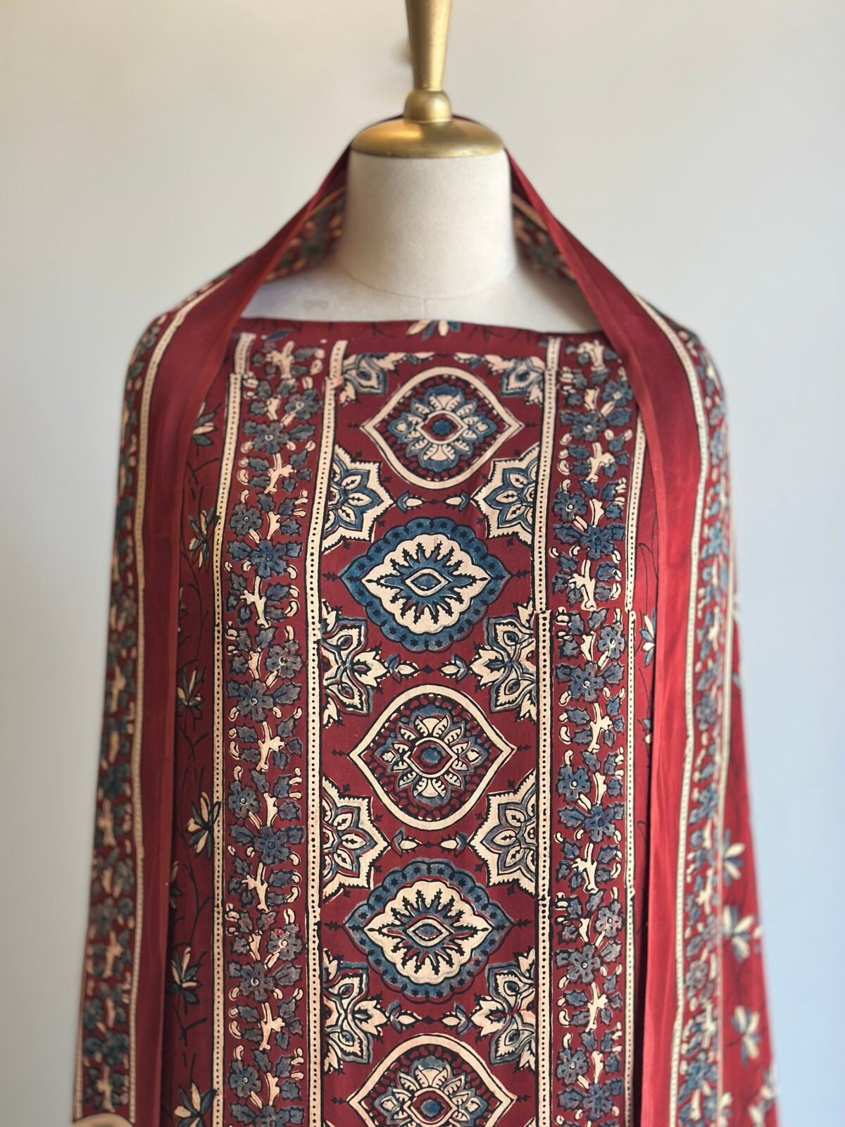 Ajrakh Modal Silk 2pc Unstitched SHAHZADI LAWN