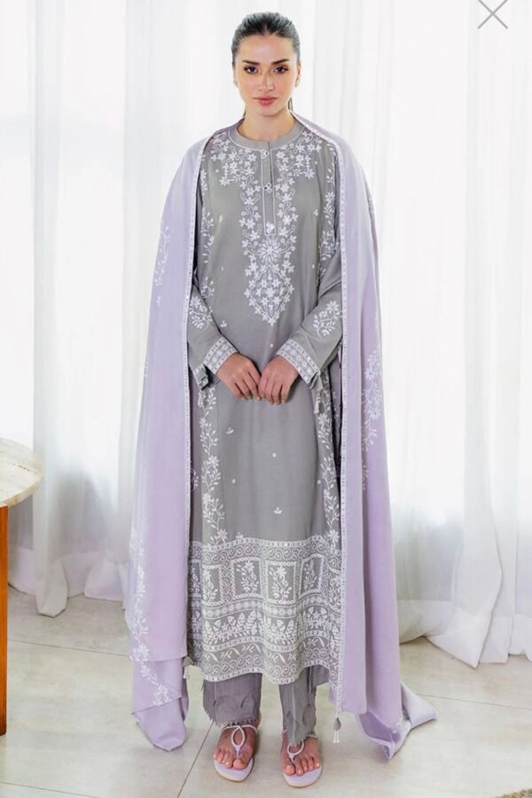 Cross stitch - Unstitched premium cotton satin collection